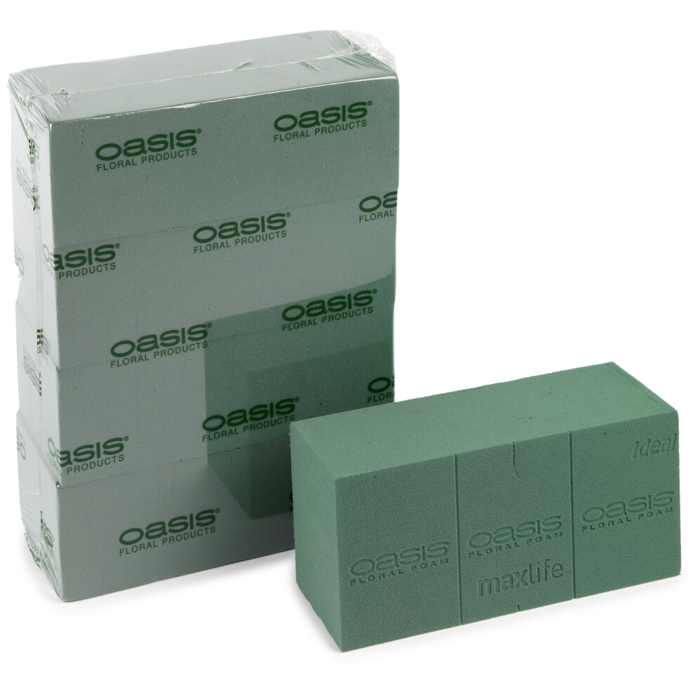 Oasis Ideal Floral Foam Maxlife Box Contains 4 Bricks