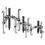 Sealey Sealey Vs77 Triple Leg Gear Puller Set 3Pc 1