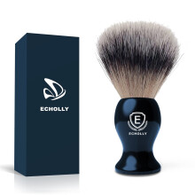 Luxury Mens Shaving Brush by Echolly-NO Shedding Bristle Shaving