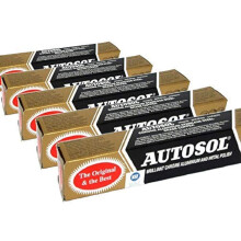 Autosol 5pk Metal Polish (75ml x5) Chrome Aluminium Stainless Steel