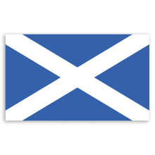 2 x 10cm Scotland Flag Vinyl Stickers - Scottish Saltire Laptop Sticker #34265 (10cm Wide)