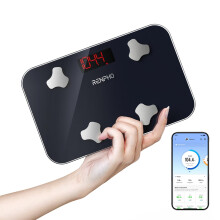 RENPHO Travel Scale for Body Weight, Mini Bathroom Scale for Body Fat, Portable Digital Weight Scale for Traveling, 13 Body Composition Analyzer Sync