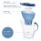 BRITA BRITA Marella Water Filter Jug Blue (2.4L) Starter Pack incl. 3x 4