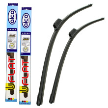 alca Flat Set of 2 Front Wiper Blades Fits Vauxhall Vivaro 2001-2014 AH 24"21"