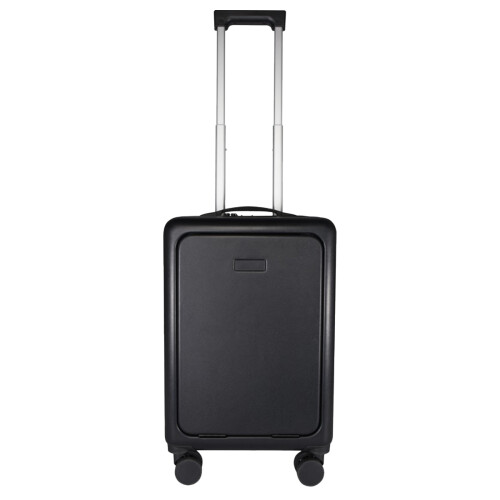 (One Size, Solid Black) Floso Rover Pro Recycled 40L Trolley Bag