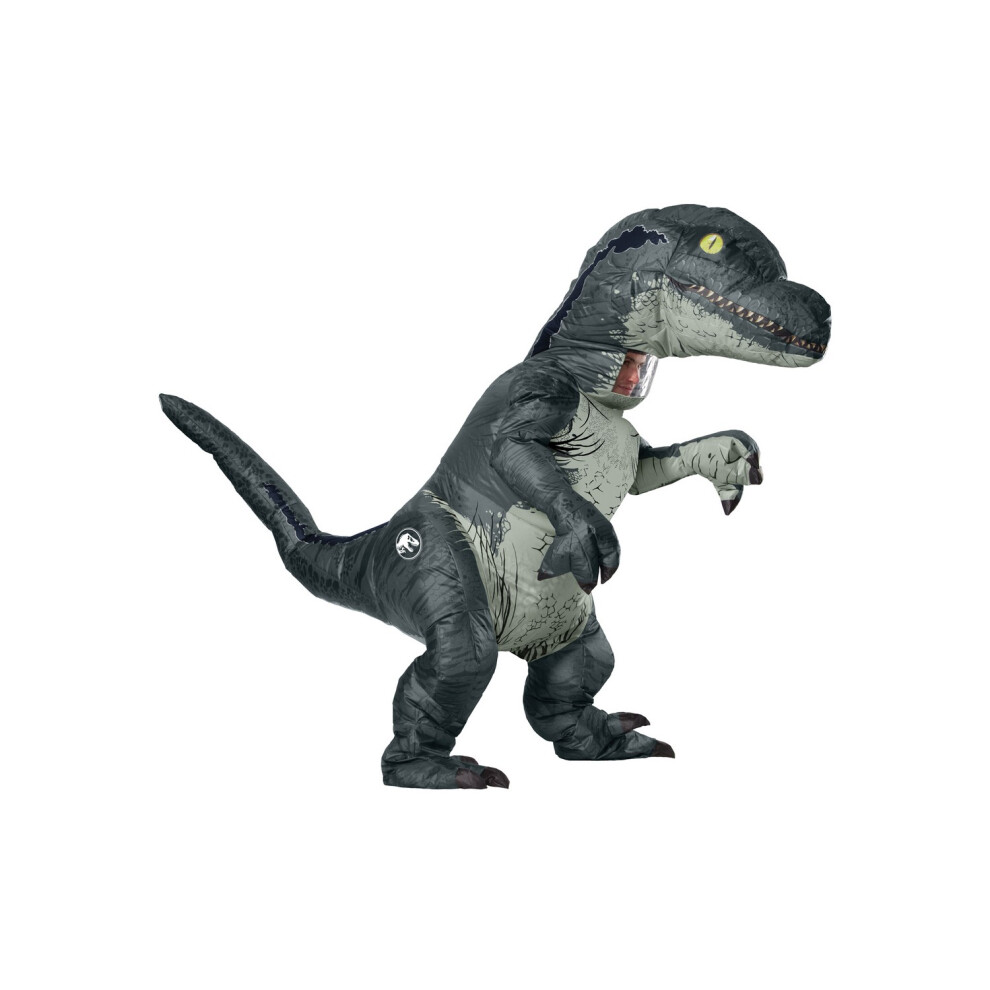 Jurassic World Unisex Adult Velociraptor Inflatable Costume Not,Specified