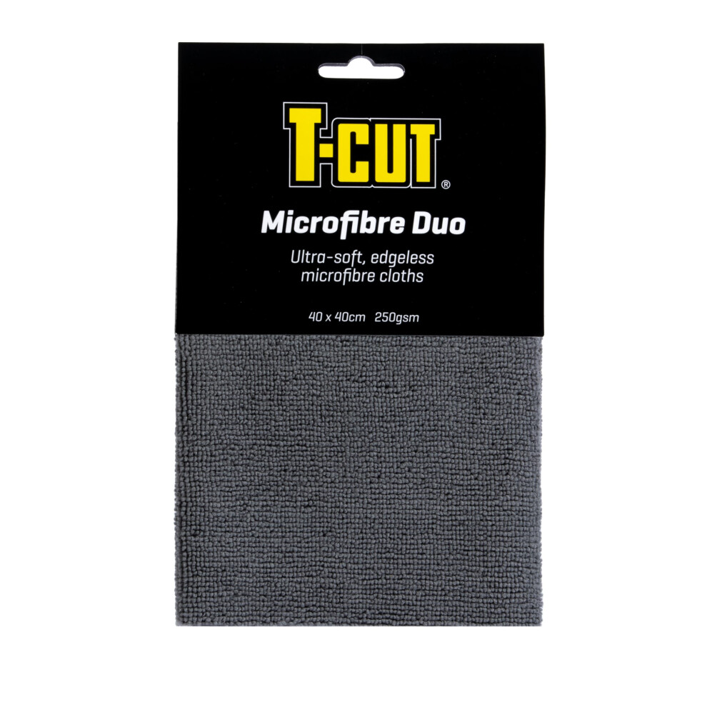 T-Cut Microfibre Duo Pack - Edgeless & Ultra-Soft Cloths For Car 5008206936654
