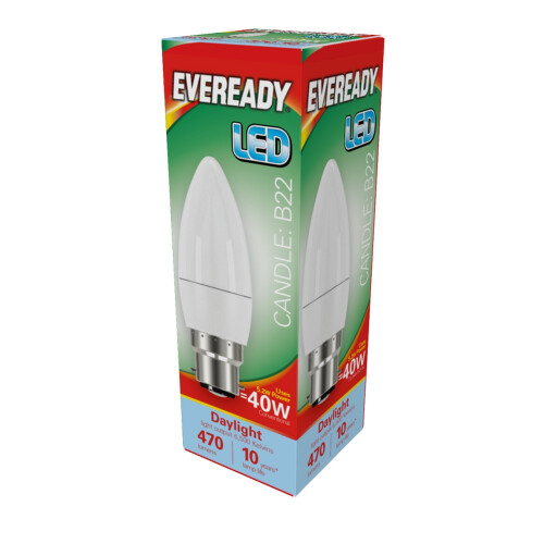 Eveready (4w, Daylight) Eveready B22 LED Candle Bulb