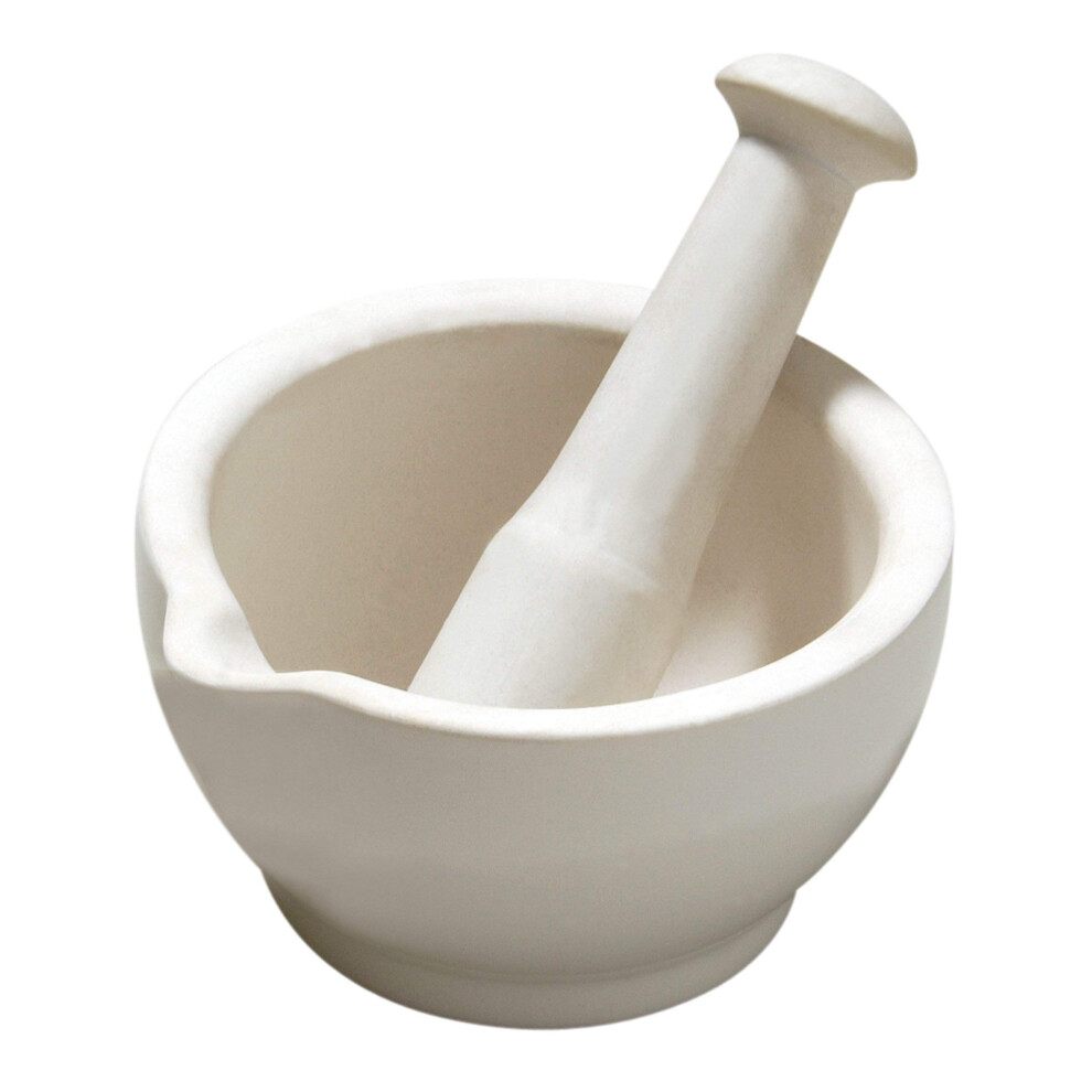 Premier Housewares Stoneware Mortar And Pestle White