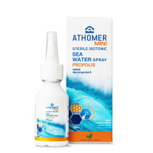All Natural Seawater Nasal Spray with Propolis – for Colds Blocked Nose