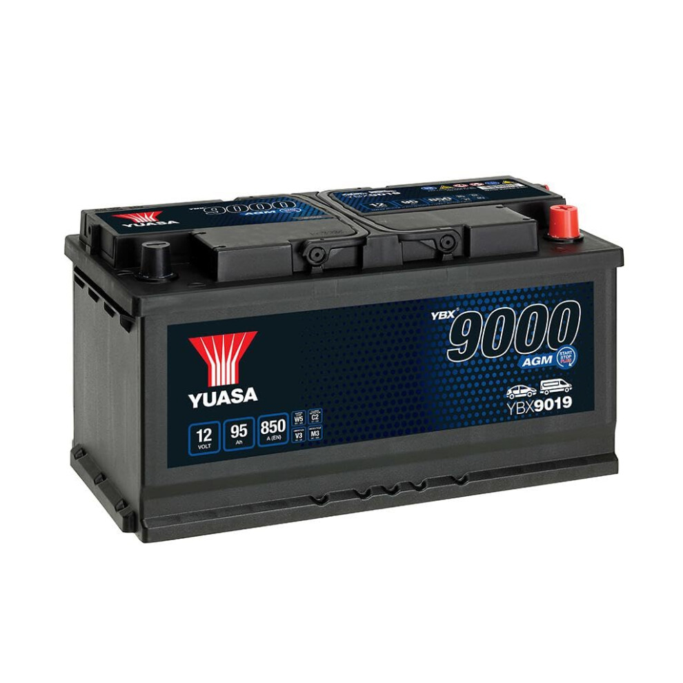 Yuasa Ybx9019 12V 95Ah 850Cca Agm Start Stop Plus Maintenance Free Car Battery 33355269
