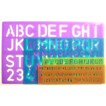 Lettering Stencil Set Letters Alphabet Stencils Craft Number Lettering Guide x 4 by Tallon
