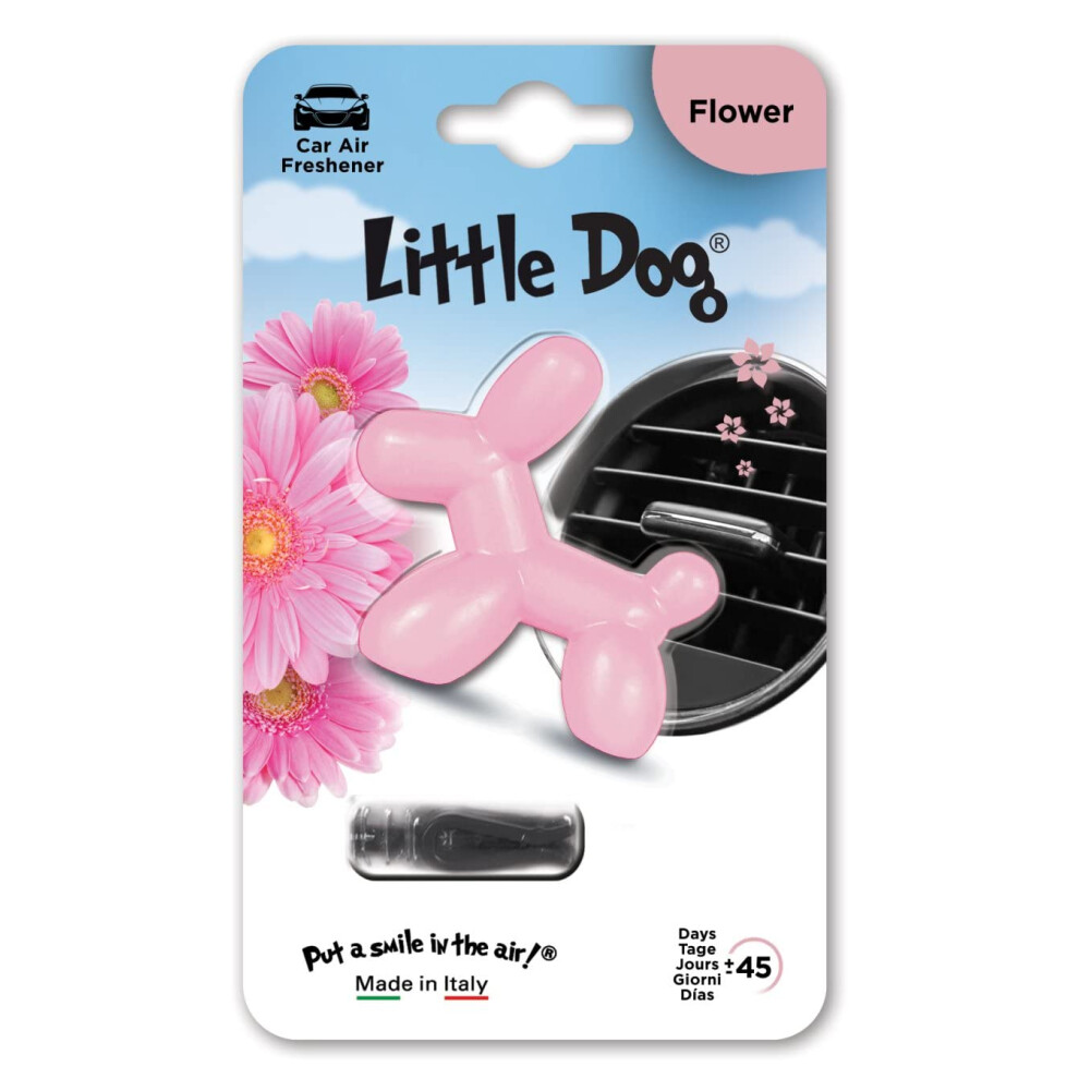 Scents Little Dog Car Vent Clip Air Freshener - Flower 5003323136727