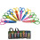 EXERZ Craft Scissors 8pcs, Edge Scissors with a Carrying Bag, 8 Patterns Zig Zag 2