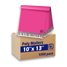 POLYSELLS 1000 stuks 10x13 Inch Roze Poly Mailers Verzend Enveloppen, Sterke Lijm, Waterdicht, Scheurvast