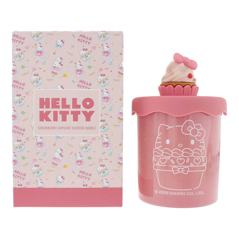 Hello Kitty Bakery Strawberry Cupcake Candle 206G