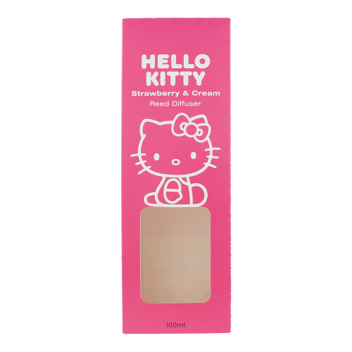 Hello Kitty Hello Kitty Original Collection Repeat Printed Strawberry & Cream 100ml Diffuser 1