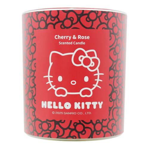 Hello Kitty Hello Kitty Original Collection Repeat Printed Cherry & Rose Candle 206g