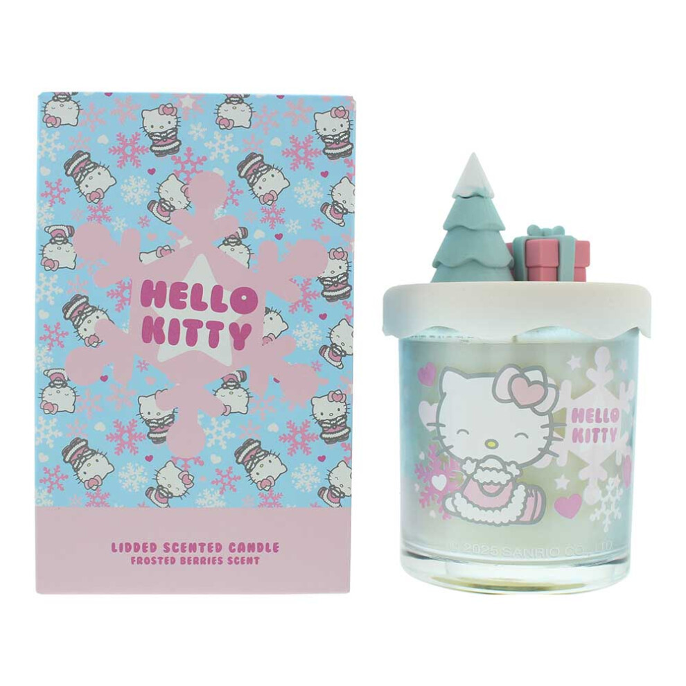 Hello Kitty Seasonal Candle – 213g 1-Wick Candles 35hr Burn Time – Sweet & Floral Fragrances Home Decor, Women Birthday Candle Gift (Frosted Berries) - Image 4