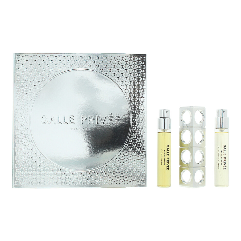 Salle Privee 12Ml Eau De Parum Travel Holder Gift Set: Le Temps Perdu, Concorde For Unisex