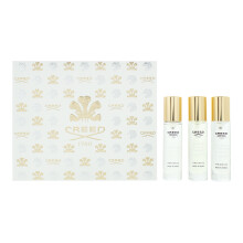 Creed 10ml Eau de Parfum Gift Set: Aventus, Green Irish Tweed, Silver Mountain Water for Him