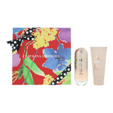 Carolina Herrera 212 VIP Rose 80ml Eau de Parfum Gift Set 100ml Body Lotion for Her
