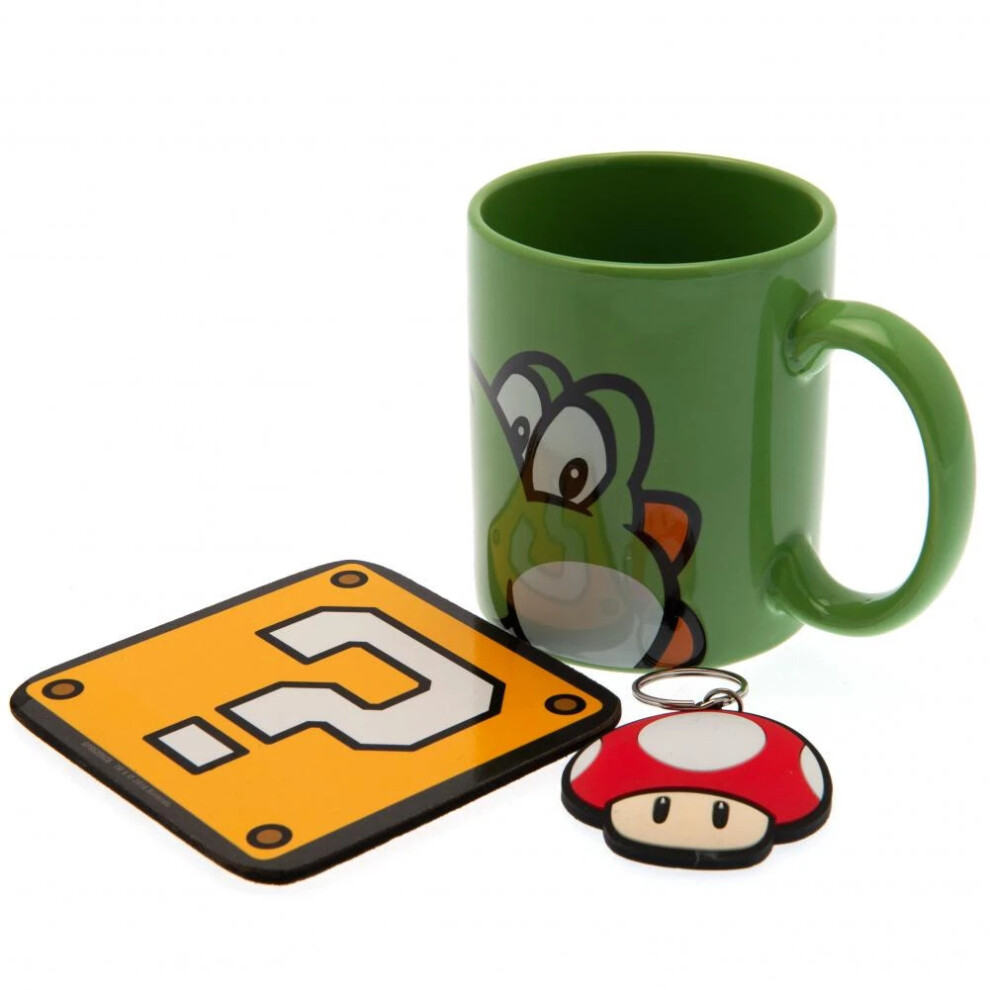 Super Mario Yoshi Mug And Coaster Set
