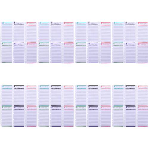 96Pcs Expense Budget Planner Paper for Personal Monthly Budget Control 1