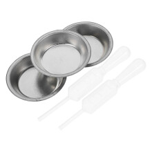 2Sets Metall-Paletten-Set Mit Tropfern Für Präzises Modell- Bunt