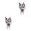 2Stk Graue Auto Schmuck Cartoon Hund Langlebig Deko 3