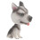 2Stk Graue Auto Schmuck Cartoon Hund Langlebig Deko 9