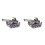 2Stk Silbernes Eisen Modell Militärischer Panzer Sammler 7