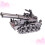 2Stk Silbernes Eisen Modell Militärischer Panzer Sammler 10