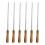 12Stk Grillbesteck Gabeln Mit Handlichem Holzgriff Silber 1