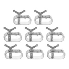8Stk Drahtseilspanner Silber Für Pool Und Gewächshaus