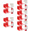 5Ensembles Support Extincteur Fer Rouge Montage Mural Compact 8