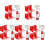 5Ensembles Support Extincteur Fer Rouge Montage Mural Compact 2