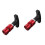 2Pièces Bougie Mécanique Auto Rouge Aluminium 6