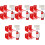 5Ensembles Support Extincteur Fer Rouge Montage Mural Compact 3