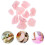 2Pièces Cristal Rose Naturel Pour Décorations Esthétiques 11