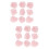 2Pièces Cristal Rose Naturel Pour Décorations Esthétiques 9