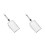 2Pièces Ramasse Litière Chat Métal Fine Argent Pour 8