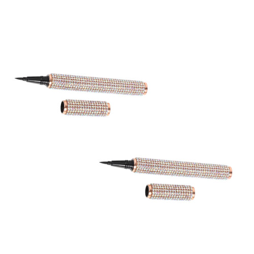 2Pièces Crayon Eyeliner Longue Tenue Résistant À L'eau 2