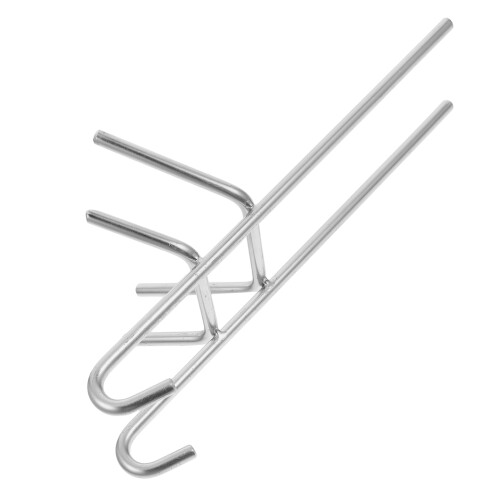 2Pièces Support Robuste En Acier Pour Seau À Miel Apiculture Argenté