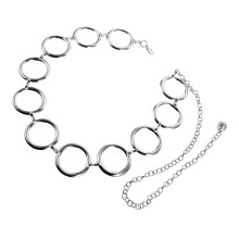 1Ceinture Argentée En Métal, Bijou De Taille Pour Robes