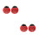 2Paires Boucles D'oreilles En Pour Mode 4