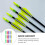 30Pièces Embouts Nocks Couleurs Variées Accessoires Flèches 6