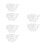 6Pièces Barbes Costume Père Blanches Polyester Pour Fêtes 4