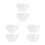 6Pièces Barbes Costume Père Blanches Polyester Pour Fêtes 10