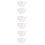6Pièces Barbes Costume Père Blanches Polyester Pour Fêtes 6